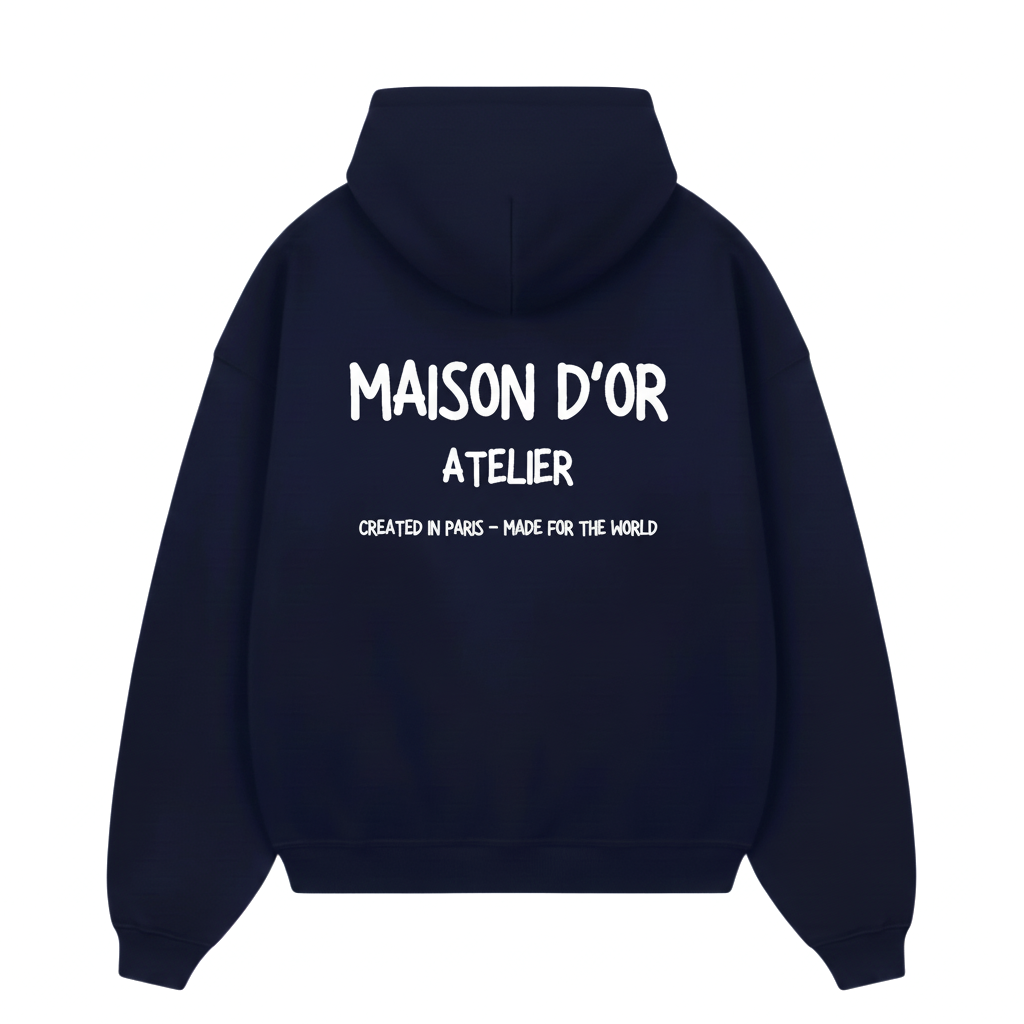 Maison D'Or Atelier Hoodie Navy