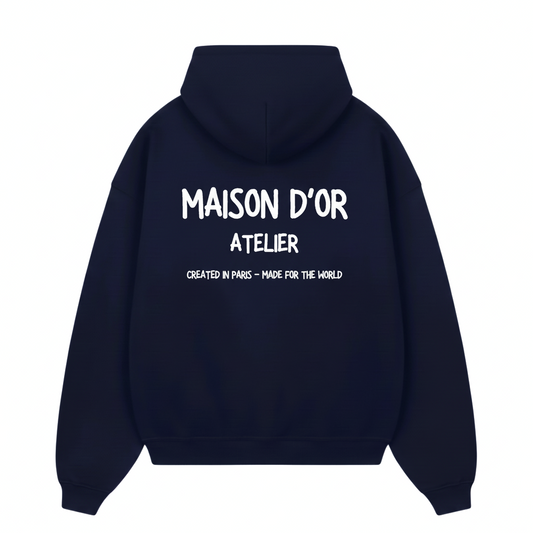 Maison D'Or Atelier Hoodie Navy